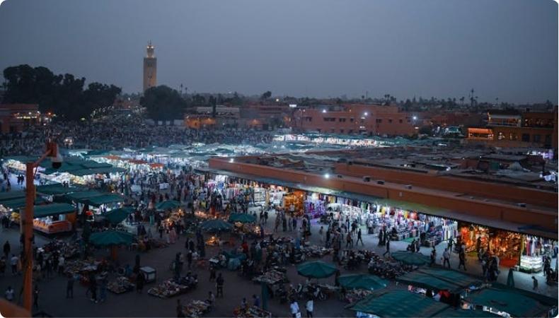 Jemaa el-fna square Marrakech