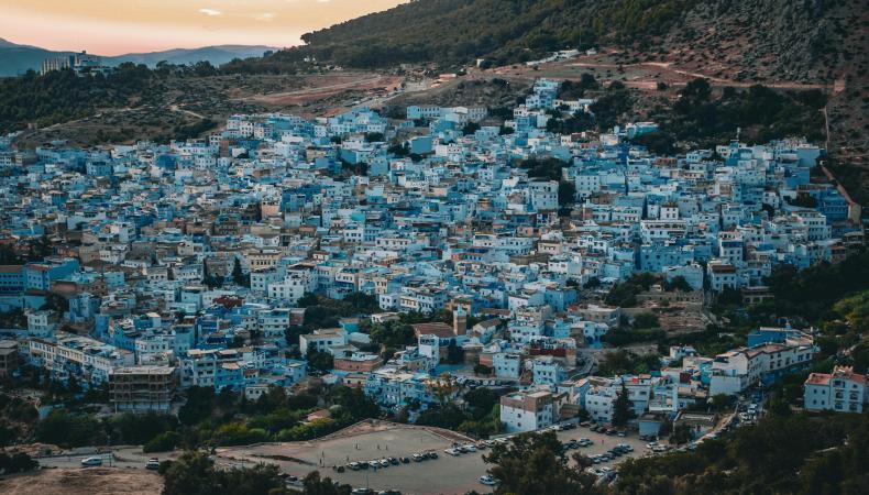 chefchaouen view from top